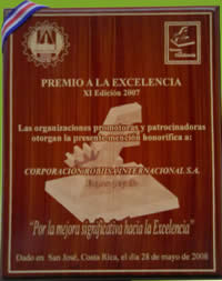 Mencion Honorifica Premio a la Excelencia 2008